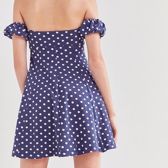 NWOT Kimchi Polka Dot Dress - Picture 3 of 6